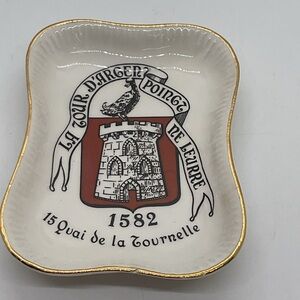 Vintage Longchamp France Trinket Dish/Ashtray - CHIP see photos
